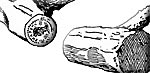 Bildausschnitt der Abbildung eines Münzstempels. Der zugehörige Link führt zu einer größeren, vollständigen Version der Abbildung.